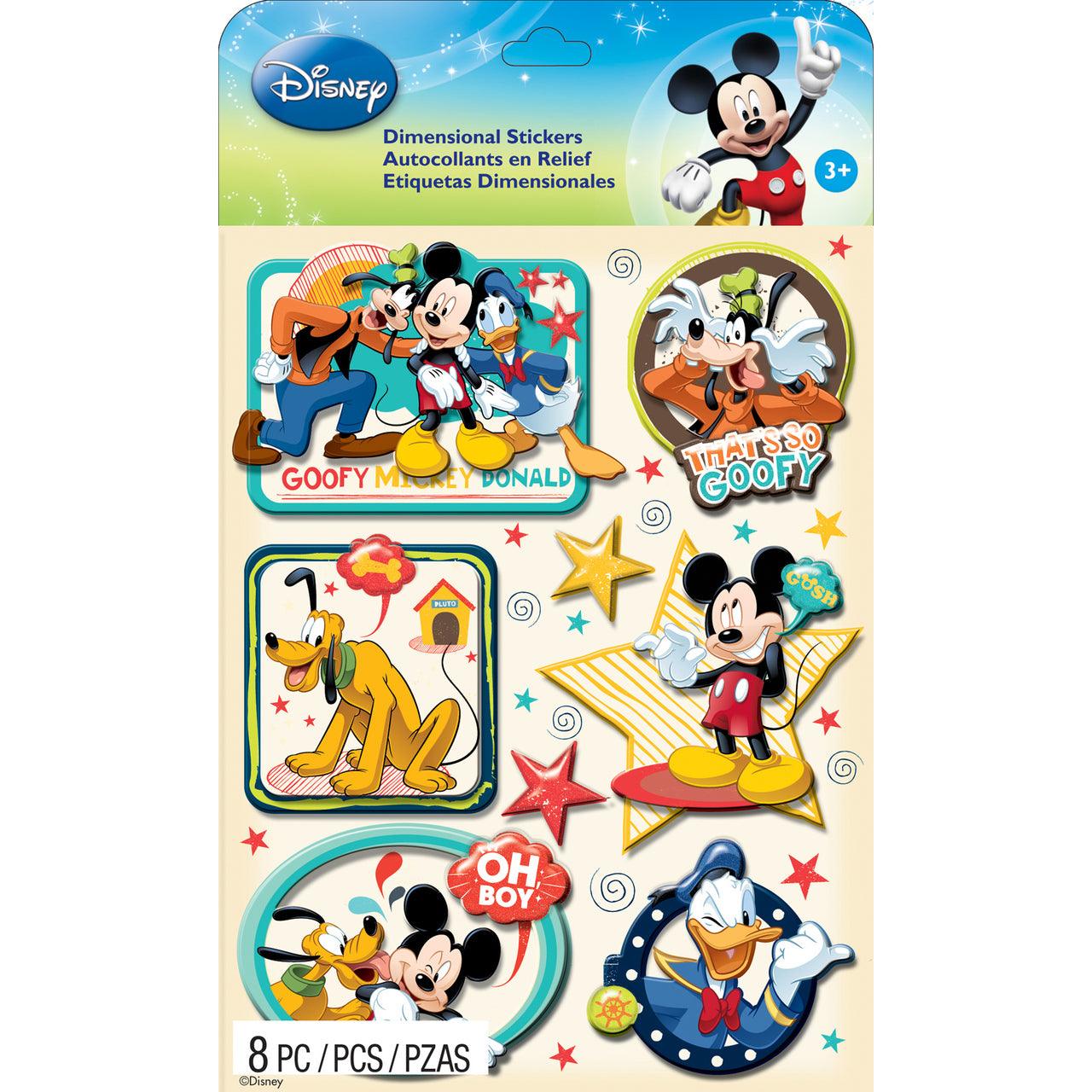 Disney Family Collection Mickey Family Boys 5 x 6 Dimensional Scrapbook Embellishment by EK Success - Scrapbook Supply Companies