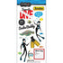 Scuba Diving Collection Scuba Buddy 5.5" x 11" Self-Adhesive Sticker Sheet by Scrapbook Customs - Scrapbook Supply Companies