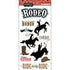 Cowboy Rodeo Collection 6 x 12 Scrapbook Sticker Sheet by Scrapbook Customs - Scrapbook Supply Companies