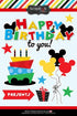 Magical Birthday Collection Magical Birthday 6 x 8 Scrapbook Sticker Sheet by Scrapbook Customs - Scrapbook Supply Companies