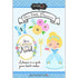 Magical Day of Fun Collection Blue Princess 6 x 8 Scrapbook Sticker Sheet by Scrapbook Customs - Scrapbook Supply Companies