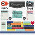 Travel Adventure Collection colorado 12 x 12 Scrapbook Sticker Sheet by Scrapbook Customs - Scrapbook Supply Companies