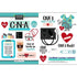 Occupation Collection Certified Nursing Assistant CNA 6 x 8 Scrapbook Sticker Sheet by Scrapbook Customs - Scrapbook Supply Companies