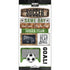 Wood Sports Collection Soccer 6 x 12 Scrapbook Sticker Sheet by Scrapbook Customs - Scrapbook Supply Companies