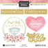 Holy Sacraments Collection Pink & Roses 6 x 6 Scrapbook Sticker Sheet by Scrapbook Customs - Scrapbook Supply Companies