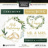 Holy Sacraments Collection Wedding Ceremony 6 x 6 Scrapbook Sticker Sheet by Scrapbook Customs - Scrapbook Supply Companies