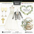 Holy Sacraments Collection Bride & Groom 6 x 6 Scrapbook Sticker Sheet by Scrapbook Customs - Scrapbook Supply Companies