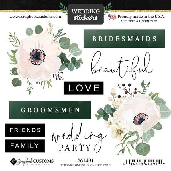 Holy Sacraments Collection Bridesmaids & Groomsmen 6 x 6 Scrapbook Sticker Sheet by Scrapbook Customs - Scrapbook Supply Companies