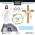He Is Risen Collection Easter Blessings 6 x 6 Scrapbook Sticker Sheet by Scrapbook Customs - Scrapbook Supply Companies