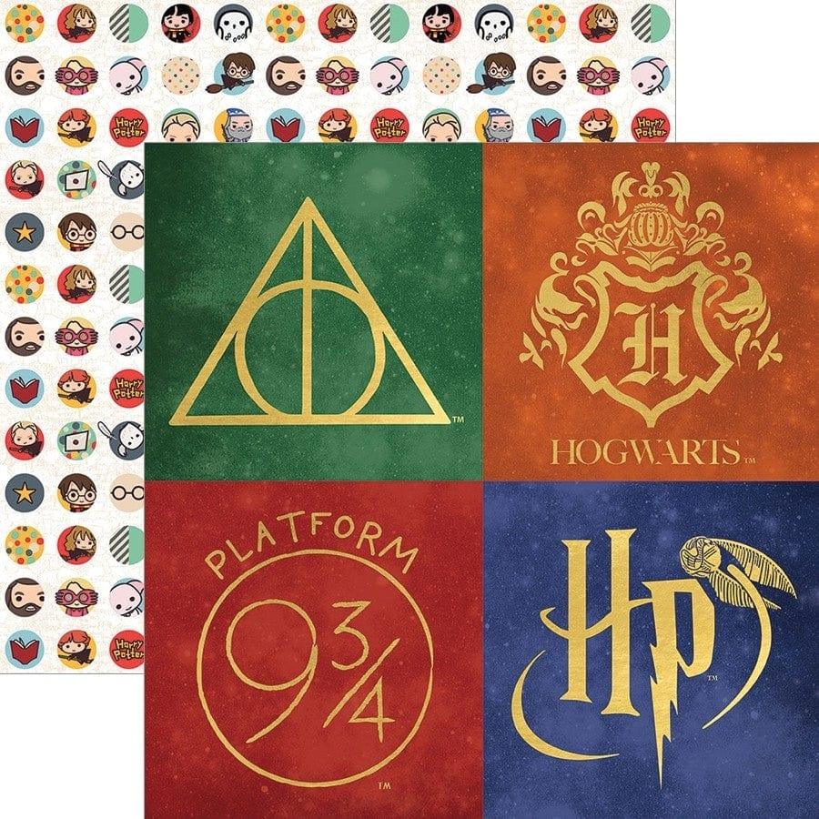 Harry Potter Collection Harry Potter Icons 12 x 12 Double-Sided Scrapbook Paper by Paper House Productions