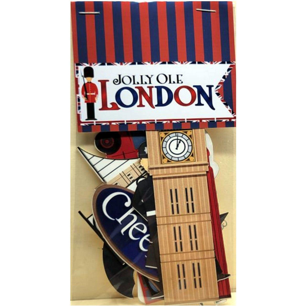 MNineDesign's Jolly Ole London Collection Laser Cut Ephemera Embellishments by SSC Designs - Scrapbook Supply Companies