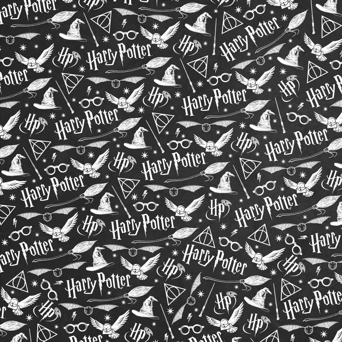 Harry Potter Collection Pattern 12 x 12 Double-Sided Scrapbook Paper by Paper House Productions - Scrapbook Supply Companies