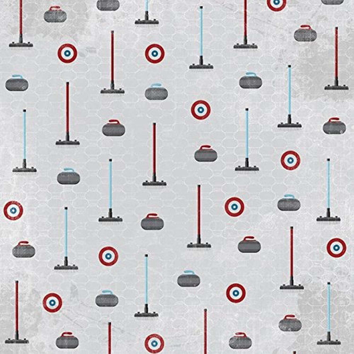 Curling Collection Curling Gear 12 x 12 Scrapbook Paper by Karen Foster Design