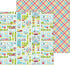 Fun at the Park Collection You are Here 12 x 12 Double-Sided Scrapbook Paper by Doodlebug Design