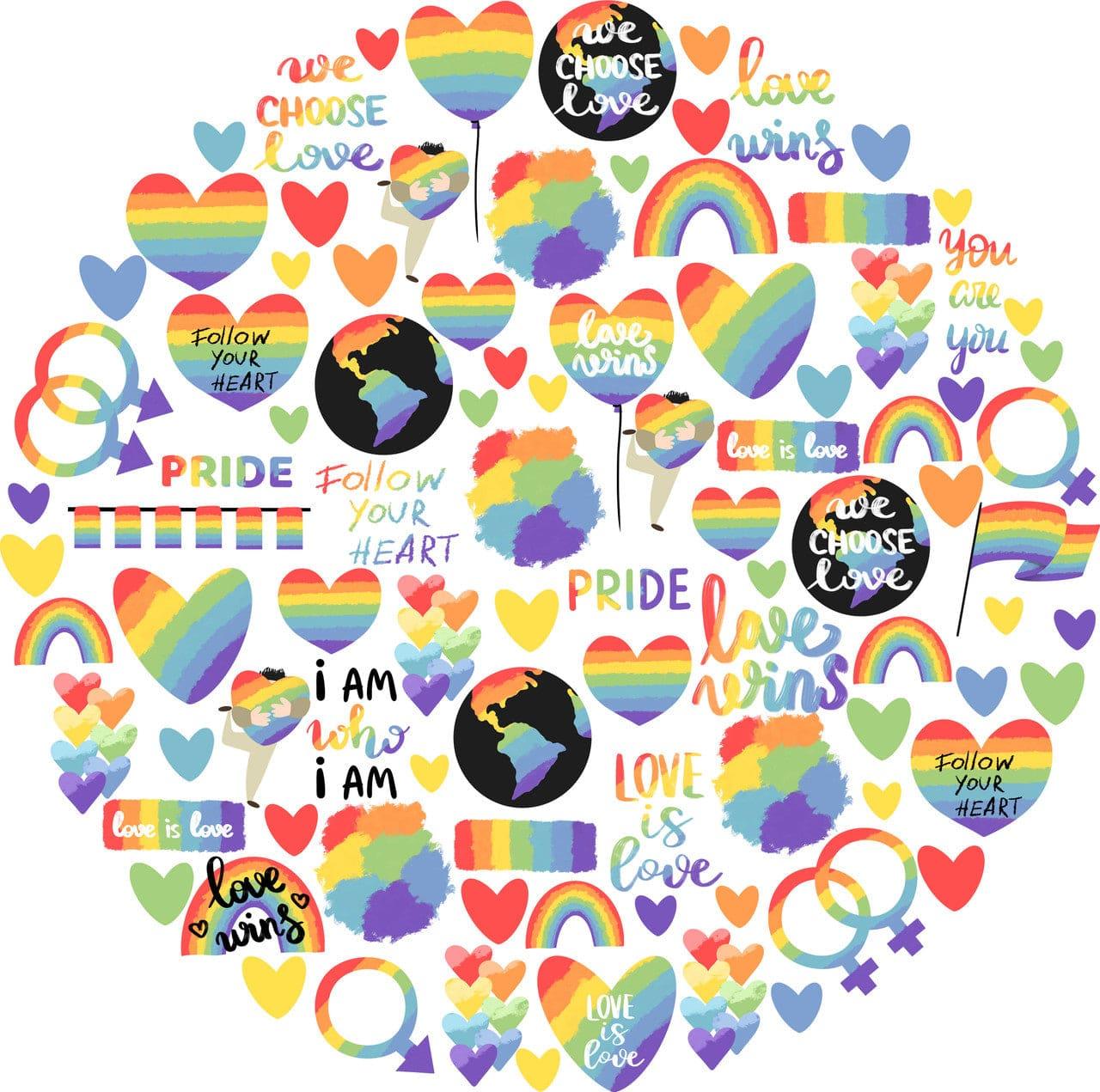Love Wins Collection I Am Who I Am 12 x 12 Double-Sided Scrapbook Paper by SSC Designs - Scrapbook Supply Companies