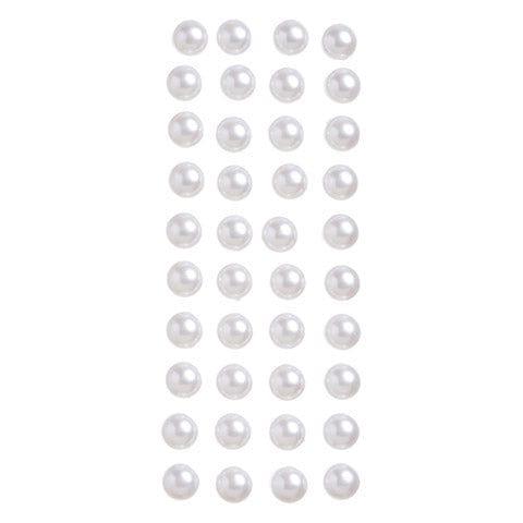 Ivory Pearl 8mm Scrapbook Bling Embellishment by Darice-40 piece - Scrapbook Supply Companies