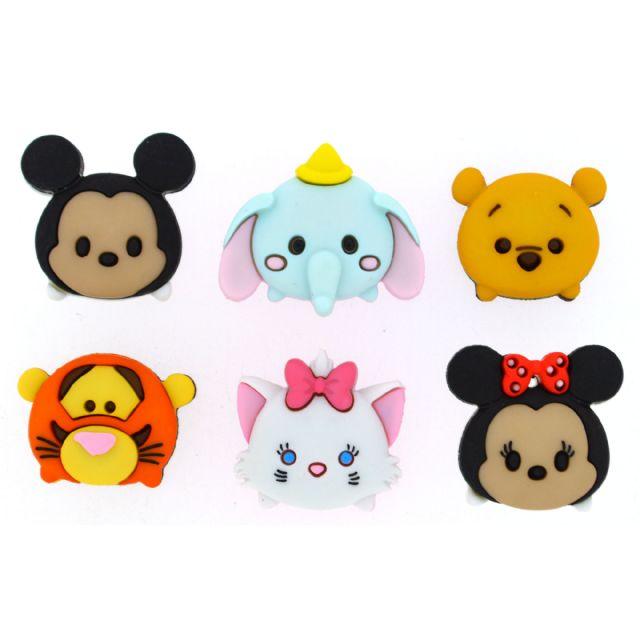 Disney Dress It Up Collection Tsum Tsum Scrapbook Buttons by Jesse James Buttons - Scrapbook Supply Companies