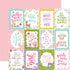 All About A Girl Collection 3x4 Journaling Cards 12 x 12 Double-Sided Scrapbook Paper by Echo Park Paper