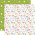 All About A Girl Collection Bows And Stems 12 x 12 Double-Sided Scrapbook Paper by Echo Park Paper - Scrapbook Supply Companies