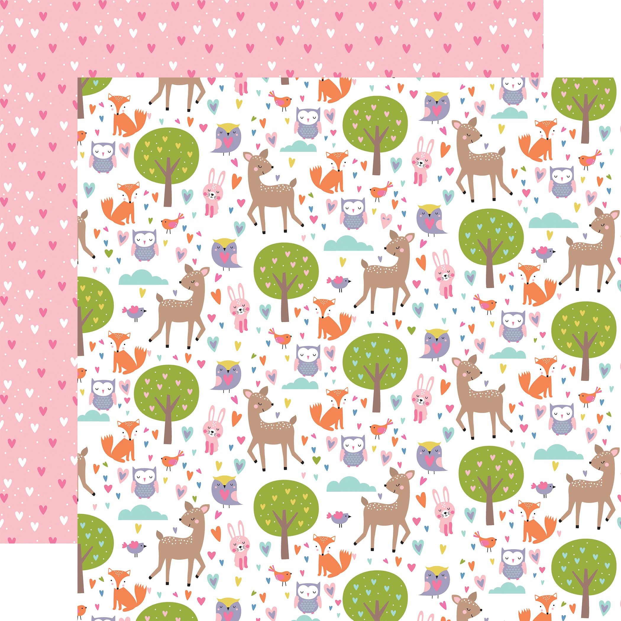 All About A Girl Collection Park Playdate 12 x 12 Double-Sided Scrapbook Paper by Echo Park Paper - Scrapbook Supply Companies