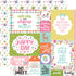 All About A Girl Collection Multi Journaling Cards 12 x 12 Double-Sided Scrapbook Paper by Echo Park Paper