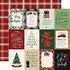 A Cozy Christmas 13-Piece Collection Kit by Echo Park Paper-12 Papers, 1 Sticker - Scrapbook Supply Companies