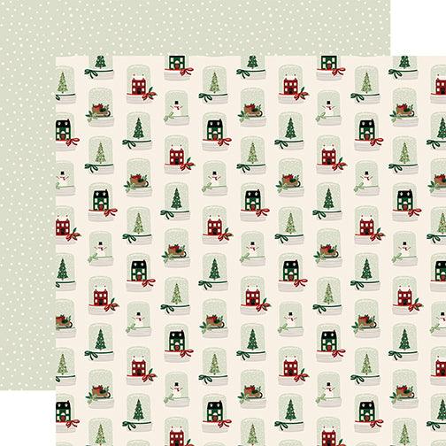 A Cozy Christmas 13-Piece Collection Kit by Echo Park Paper-12 Papers, 1 Sticker - Scrapbook Supply Companies