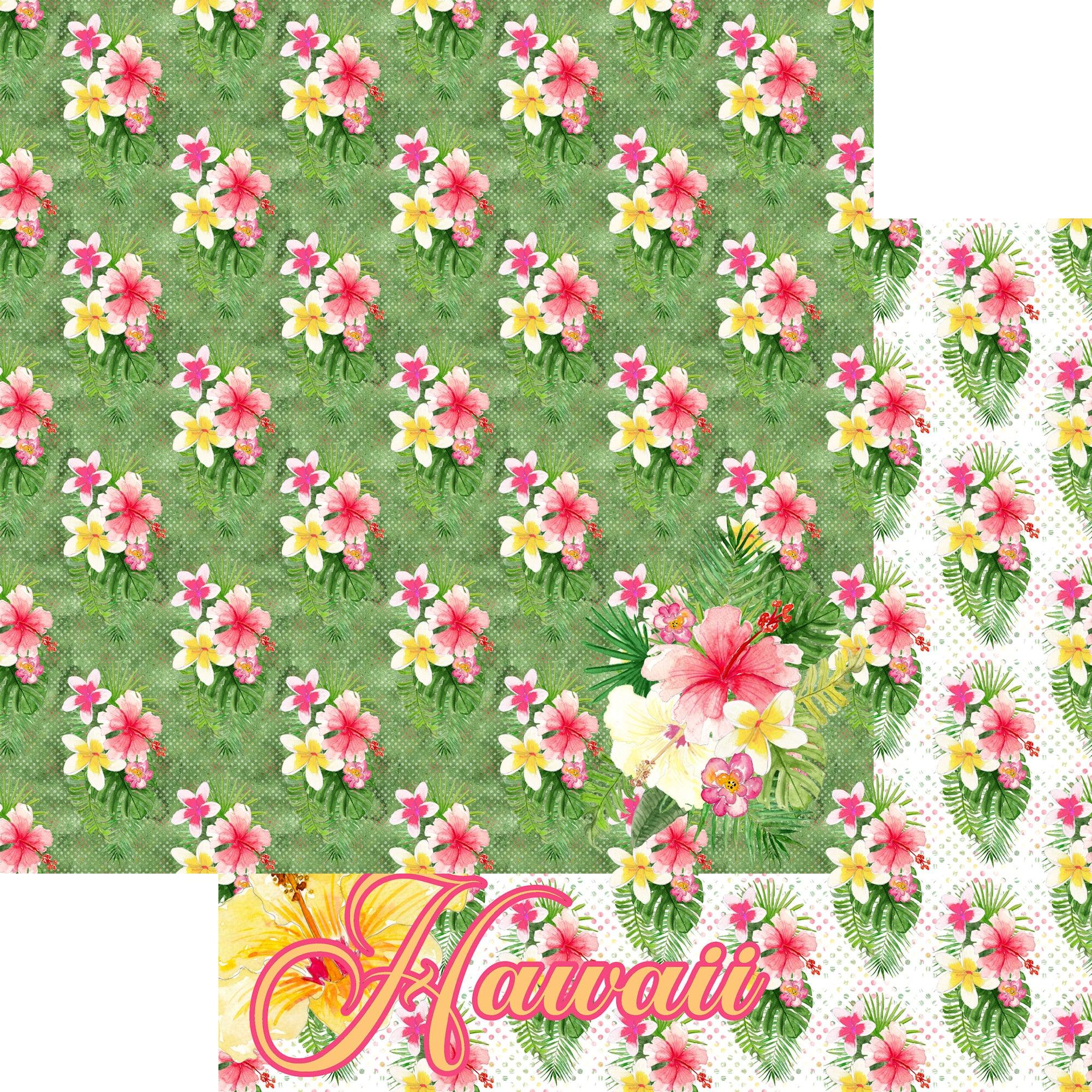 Aloha, Hawaii Collection Hawaii 12 x 12 Double-Sided Scrapbook Paper by SSC Designs