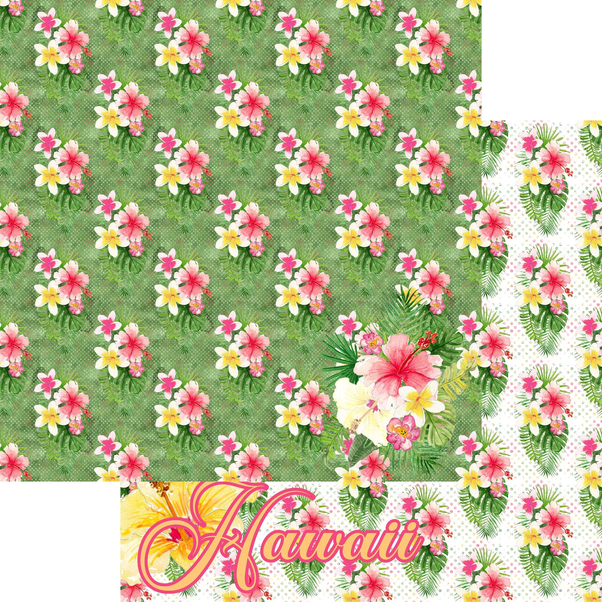 Aloha, Hawaii Collection Hawaii 12 x 12 Double-Sided Scrapbook Paper by SSC Designs - Scrapbook Supply Companies