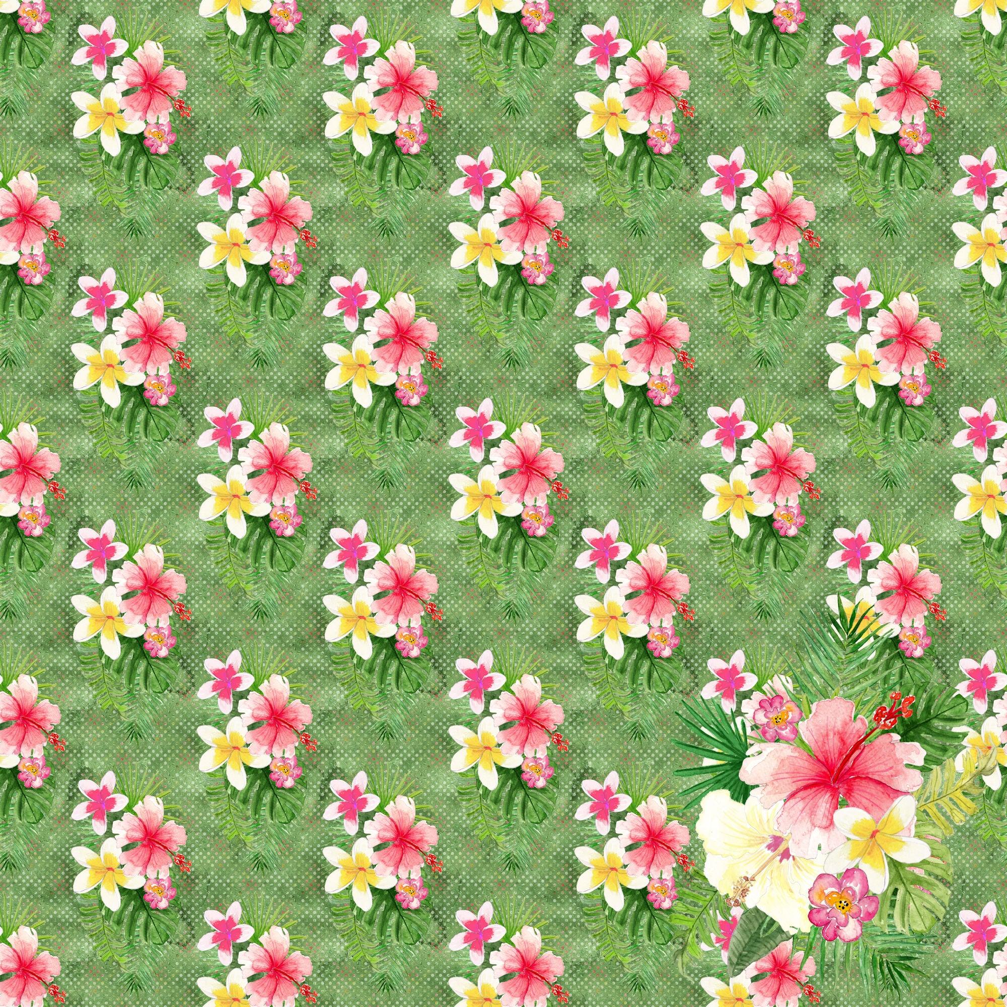 Aloha, Hawaii Collection Hawaii 12 x 12 Double-Sided Scrapbook Paper by SSC Designs - Scrapbook Supply Companies