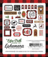 A Lumberjack Christmas Collection 5 x 5 Ephemera Die Cut Scrapbook Embellishments by Echo Park Paper - Scrapbook Supply Companies