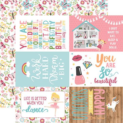 All Girl Collection 12 x 12 Scrapbook Paper & Sticker Pack by Echo Park Paper - Scrapbook Supply Companies