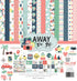 Away We Go Collection 13-Piece Collection Kit by Echo Park Paper-12 Papers, 1 Sticker