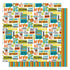 MVP Basketball Collection Free Throw 12 x 12 Double-Sided Scrapbook Paper by Photo Play Paper