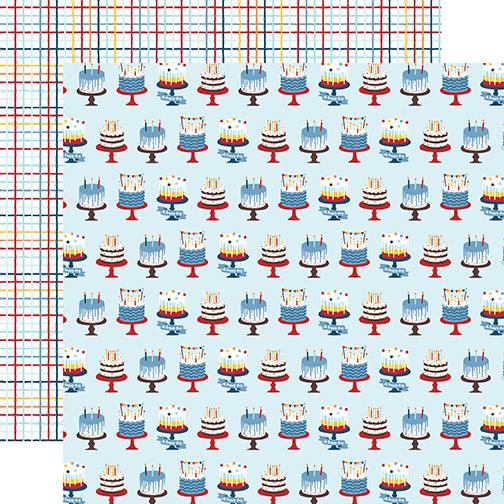 Birthday Boy Collection 13-Piece Collection Kit by Echo Park Paper-12 Papers, 1 Sticker - Scrapbook Supply Companies