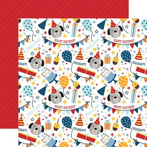 Birthday Boy Collection 13-Piece Collection Kit by Echo Park Paper-12 Papers, 1 Sticker - Scrapbook Supply Companies
