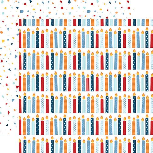 Birthday Boy Collection 13-Piece Collection Kit by Echo Park Paper-12 Papers, 1 Sticker - Scrapbook Supply Companies
