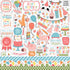 Birthday Girl Collection 12 x 12 Scrapbook Sticker Sheet by Echo Park Paper