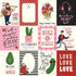 Be My Valentine Collection 3 x 4 Journaling Cards 12 x 12 Double-Sided Scrapbook Paper by Echo Park Paper - Scrapbook Supply Companies