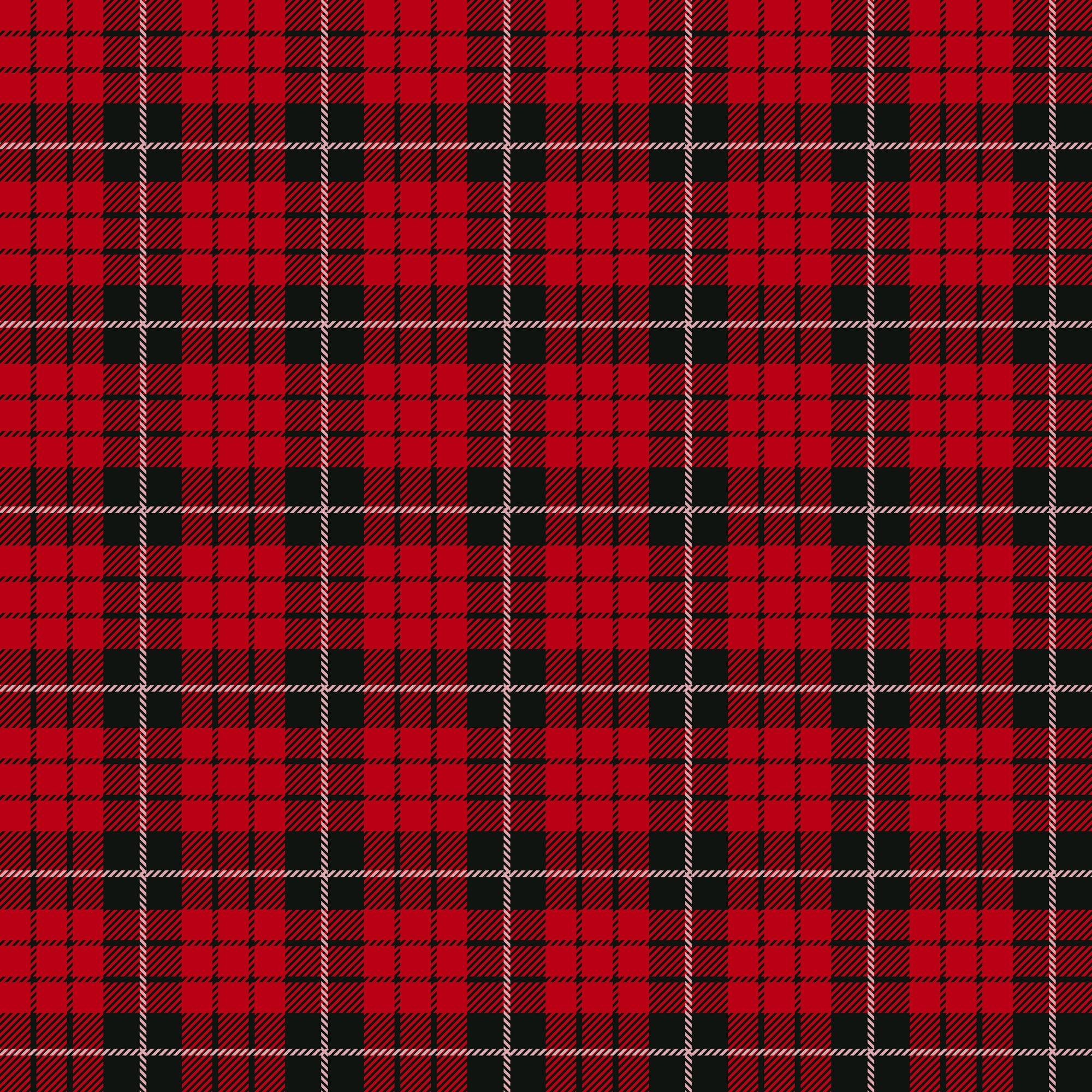 Buffalo Plaid Christmas Mini Collection Reindeer 12 x 12 Double-Sided Scrapbook Paper by SSC Designs - Scrapbook Supply Companies
