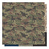 The Brave Collection Camo 12 x 12 Double-Sided Scrapbook Paper by Photo Play Paper