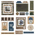 The Brave Collection 5 x 5 Die Cut Scrapbook Embellishments by Photo Play Paper - Scrapbook Supply Companies