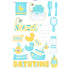 Bathtub Time Boy Collection Laser Cut Scrapbook Ephemera Embellishments by SSC Designs - Scrapbook Supply Companies