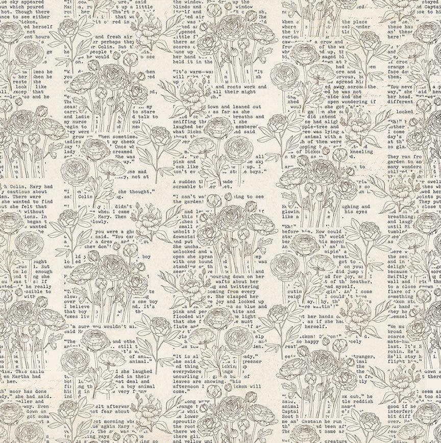 Bunnies and Blooms Collection Welcome Spring 12 x 12 Double-Sided Scrapbook Paper by Photo Play Paper - Scrapbook Supply Companies