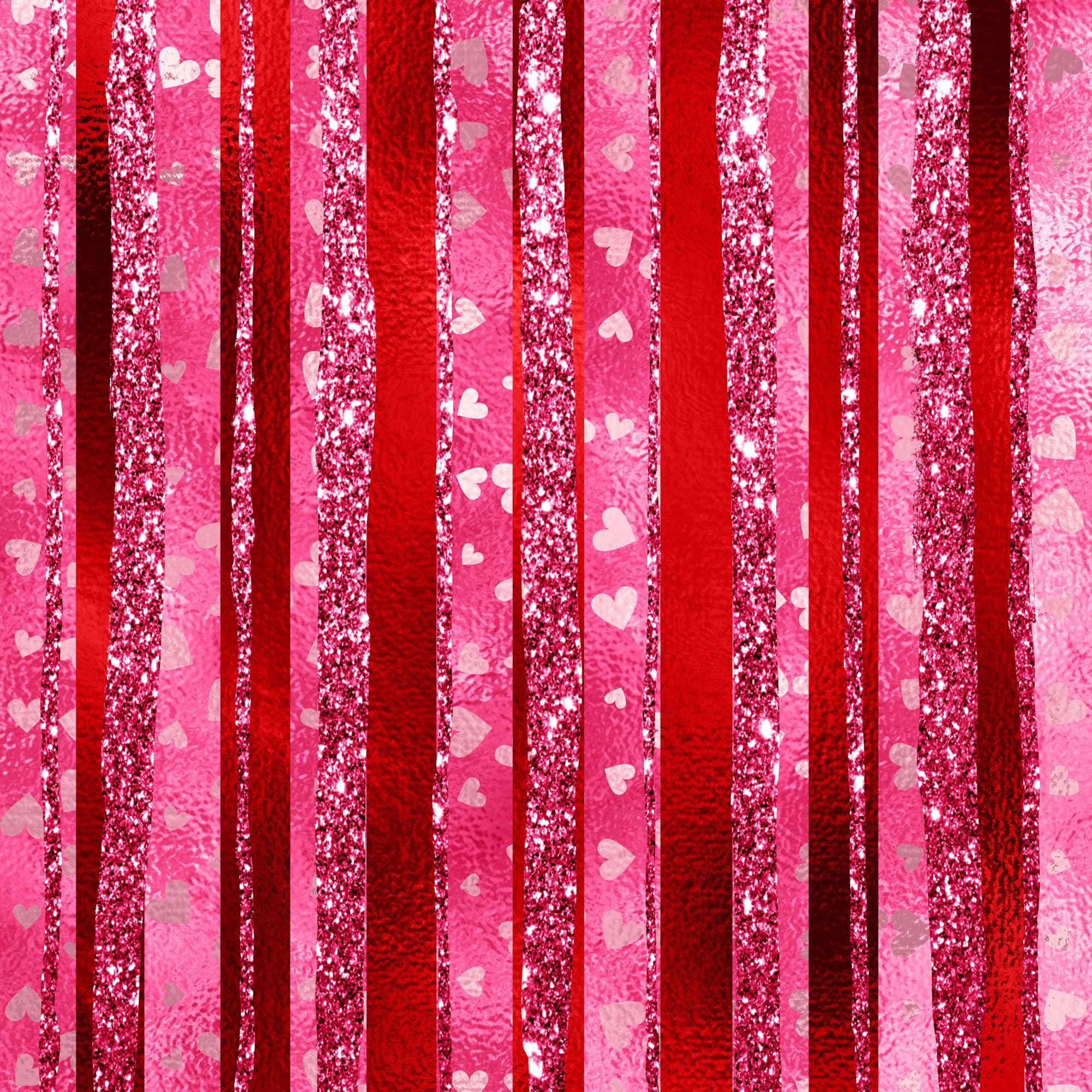 Be Mine Valentine Collection Love, Love, Love 12 x 12 Double-Sided Scrapbook Paper by SSC Designs - Scrapbook Supply Companies
