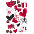 Be Mine Valentine Collection Laser Cut Ephemera Embellishments by SSC Designs - Scrapbook Supply Companies