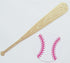 Baseball Bat 8" & Ball 3" Laser Cut Scrapbook Embellishments by SSC Laser Designs