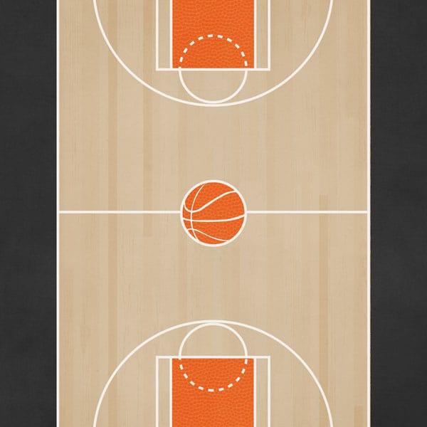 Sports Addict Collection Basketball Addict 3 12 x 12 Double-Sided Scrapbook Paper by Scrapbook Customs - Scrapbook Supply Companies
