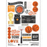 Sports Addict Collection Basketball 6 x 8 Laser Die Cuts by Scrapbook Customs - Scrapbook Supply Companies