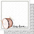Musical Note Collection Bass Drum 12 x 12 Double-Sided Scrapbook Paper By Scrapbook Customs